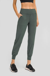 Wide WaistbSlant Pocket Pants